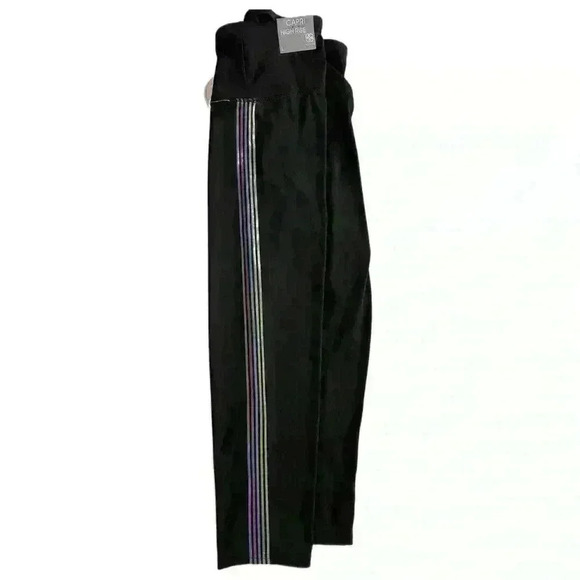 Daisy Fuentes Womens Leggings Four Way Stretch Size L Black NWT - Picture 6 of 6